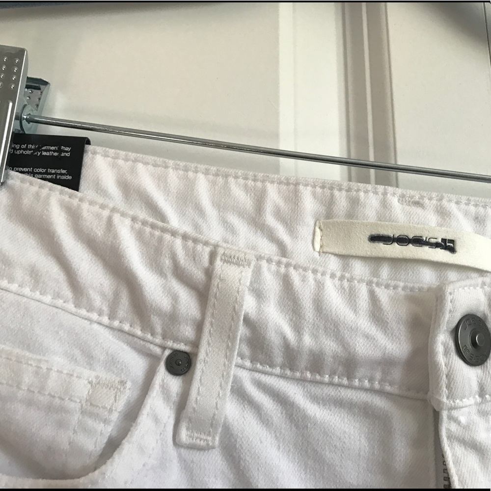 Joe's Jeans White Jean Shorts - Picture 3 of 4